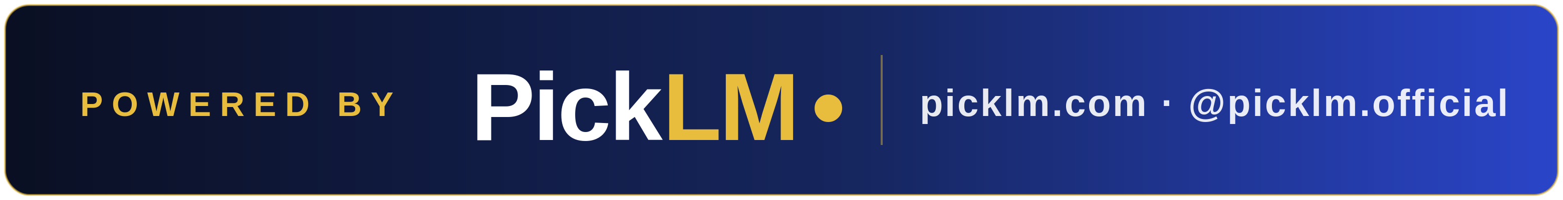Powered by PickLM — Bar